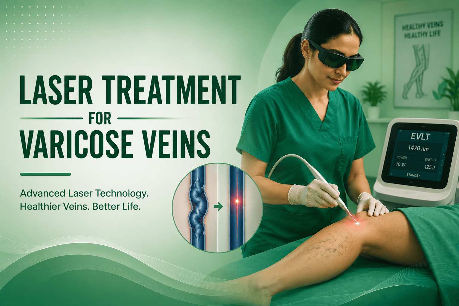 Advanced Laser Treatment for Varicose Veins in Dombivli at Sparsh Multispeciality Hospital